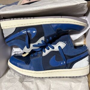 Jordan Blue and Gray Sneakers